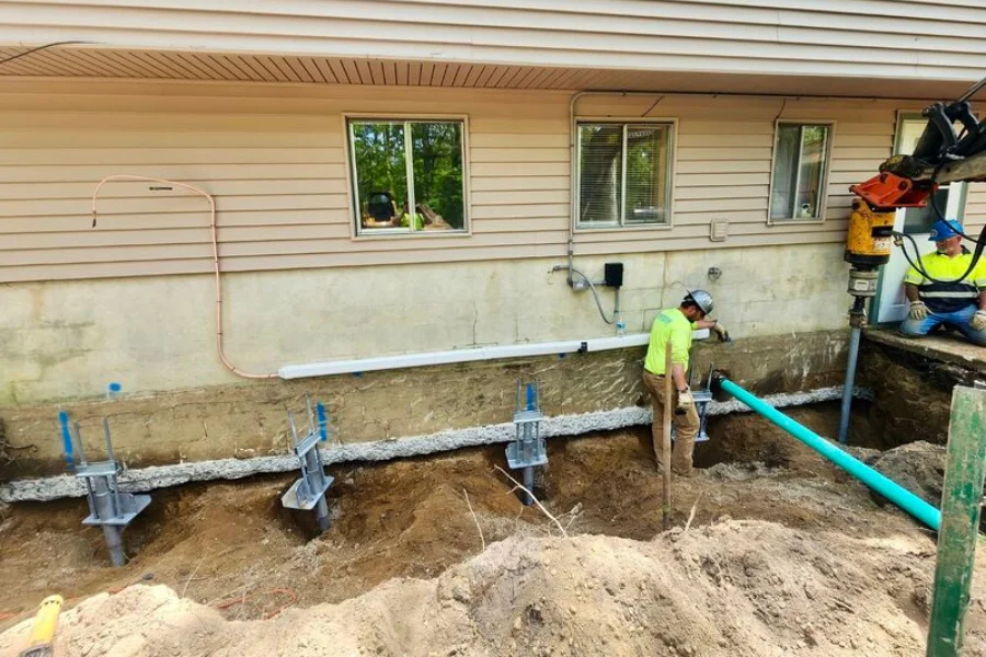 Helical Pier Installation Salem, IN